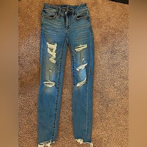 American Eagle Jeggings. Size: Xs. Worn A Few Times, Still In Good Condition.